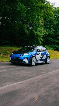 ALPINE A290 RALLYE: DIE ERSTE ELEKTRISCHE ALPINE FÜR DEN KUNDENSPORT