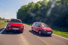 VERGANGENHEIT UND ZUKUNFT AUF VIER RÄDERN: TWINGO TRIFFT FR4ISCHLUFT