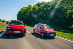 VERGANGENHEIT UND ZUKUNFT AUF VIER RÄDERN: TWINGO TRIFFT FR4ISCHLUFT