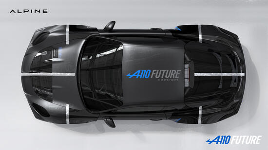 DIE ZUKUNFT DER A110: PROTOTYP ALPINE A110 FUTURE BEIM FESTIVAL OF SPEED