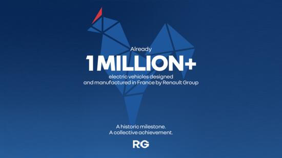 „MADE IN FRANCE“ – DIE RENAULT GROUP ERREICHT DEN MEILENSTEIN VON EINER MILLION ELEKTROFAHRZEUGEN SEIT 2010