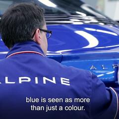 Alpine Story: Lackierung Alpine-Blau