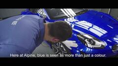 Alpine Story: Lackierung Alpine-Blau