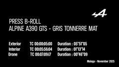 Alpine A390 GT B-Roll Material